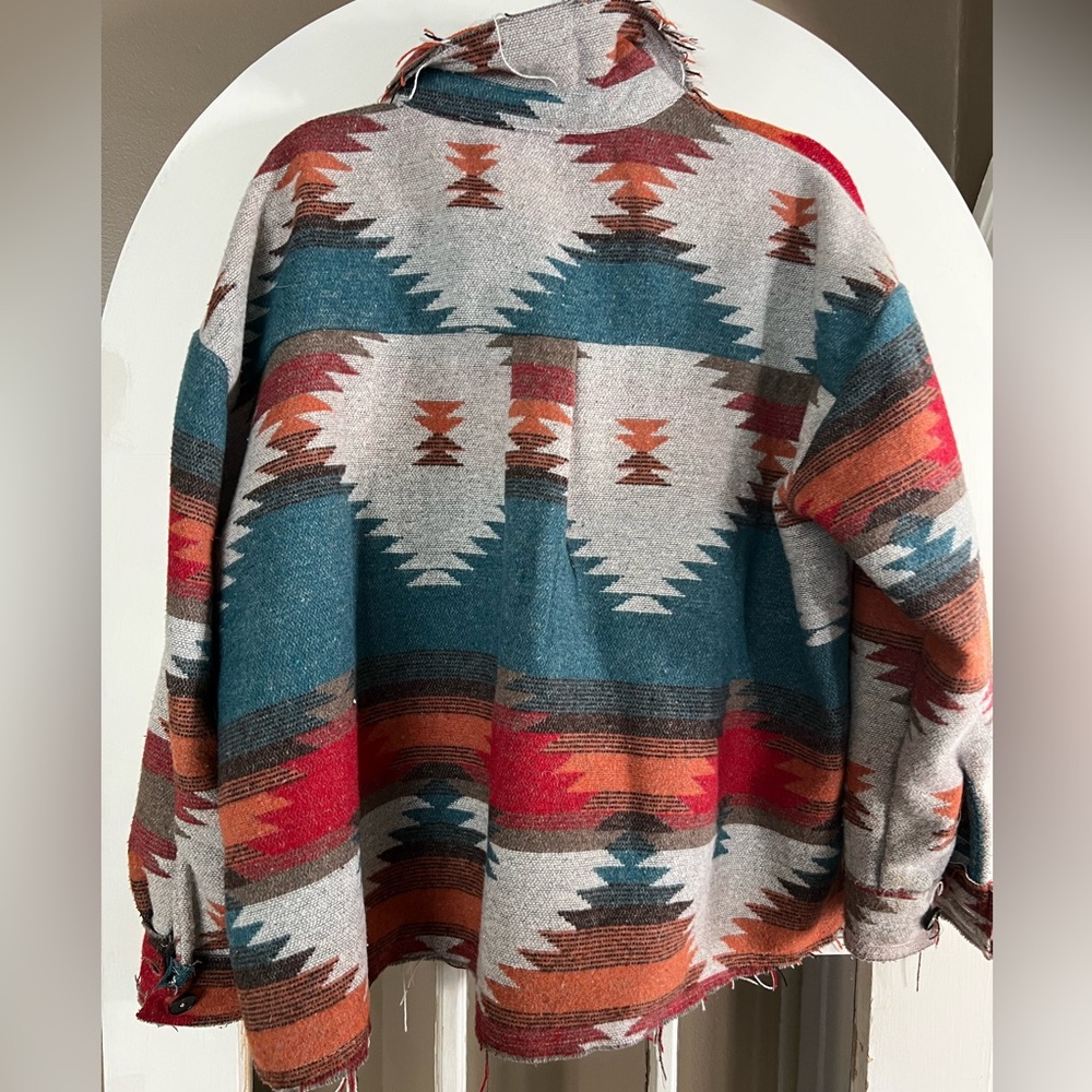 La Miel Eldora Aztec Shacket - image 4